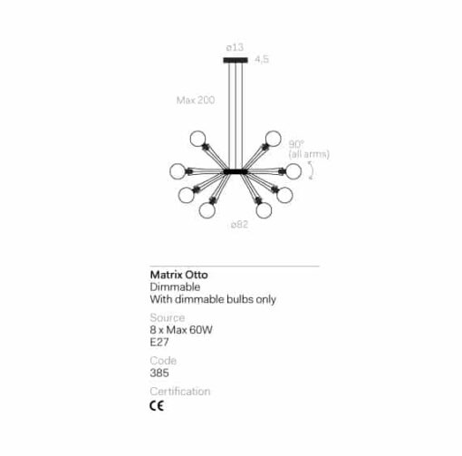Lumina Matrix Otto Maßskizze