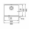 Franke Kubus 2 KNG 110-52 (1250512506)