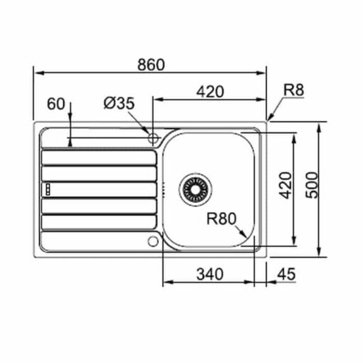 Franke Spark SKX 611 (1010464337)