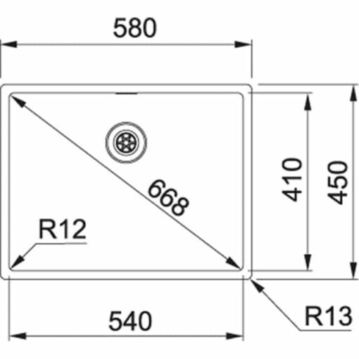 Franke Box BXX 210/110-54 (10999)