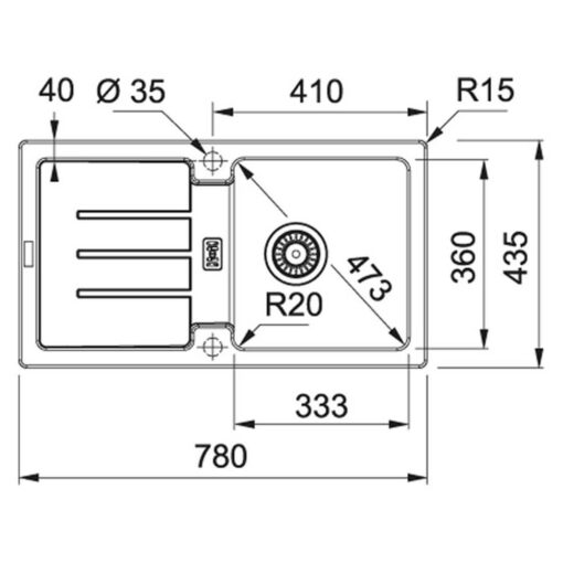 Franke Strata STG 614-78 (114.0657.828)