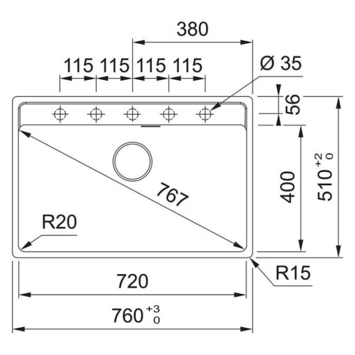Franke Maris MRG 610-72 A (114.0658.331)