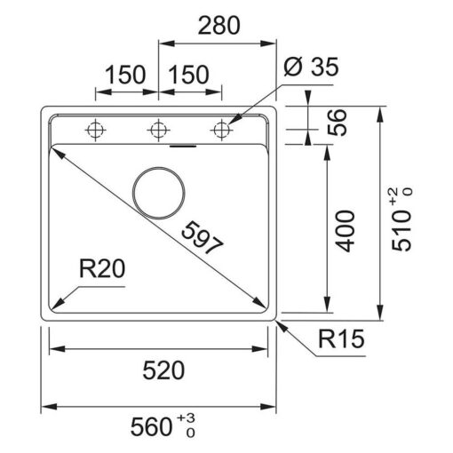 Franke Maris MRG 610-52 A (114.0658.586)