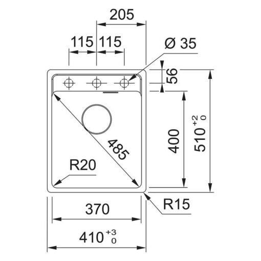 Franke Maris MRG 610-37 A (114.0659.123)
