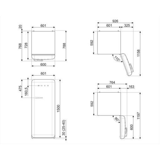 Smeg FAB28RDGC5