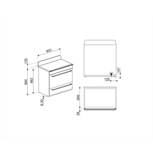 Smeg TR90IBL2