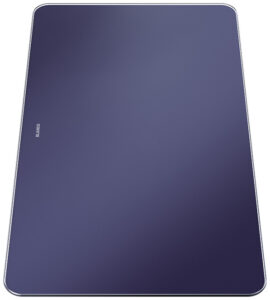 Glasschneidbrett in samt-mattem Nachtblau (232846)