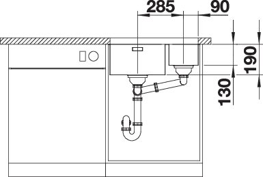 BLANCO ANDANO 340/180-U (522977)
