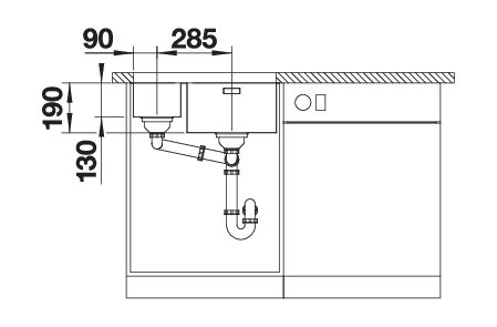 BLANCO ANDANO 340/180-U (522979)
