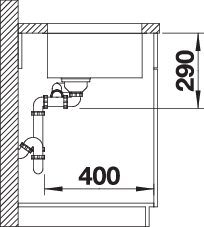 BLANCO ANDANO 340/180-U (522979)