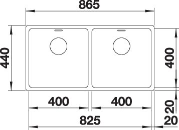 BLANCO ANDANO 400/400-IF (522985)