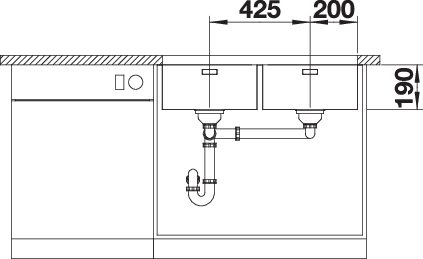 BLANCO ANDANO 400/400-U (522987)