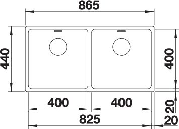 BLANCO ANDANO 400/400-U (522987)