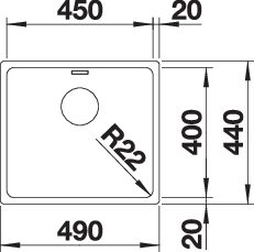 BLANCO ANDANO 450-U (522963)