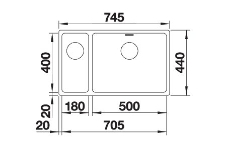 BLANCO ANDANO 500/180-U (522989)