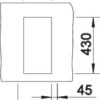 BLANCO CLARON 180-IF (521564)