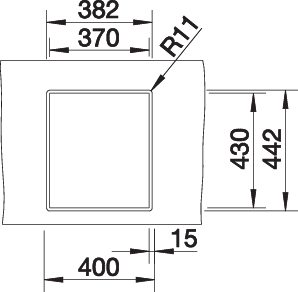 BLANCO CLARON 340-IF Durinox (523388)