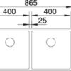 BLANCO CLARON 400/400-IF (521617)