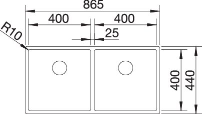 BLANCO CLARON 400/400-IF (521617)