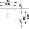 BLANCO CLARON 500-IF/A Durinox (523393)