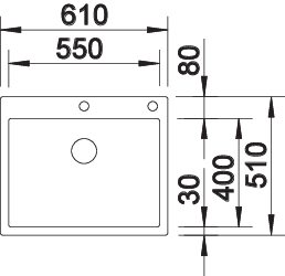 BLANCO CLARON 550-IF/A (521639)