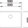 BLANCO CLARON 550-U (521579)