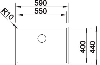 BLANCO CLARON 550-U (521579)