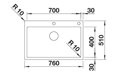 BLANCO CLARON 700-IF/A (521634)