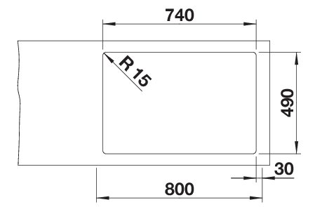 BLANCO CLARON 700-IF/A Durinox (523394)