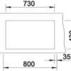 BLANCO CLARON 700-IF Dark Steel (527837)