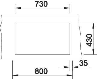 BLANCO CLARON 700-IF Dark Steel (527837)