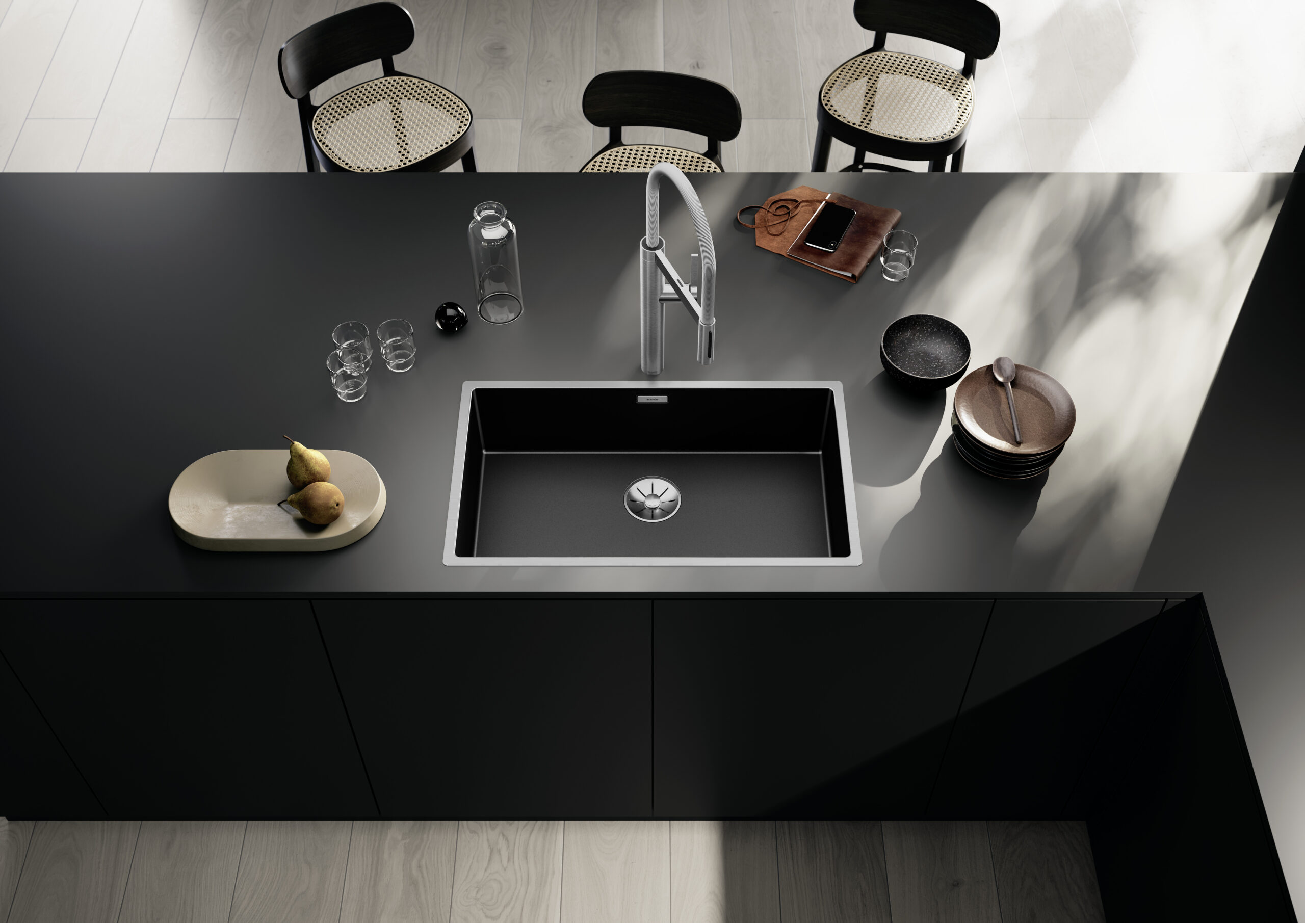 BLANCO CLARON 700-IF Dark Steel (527837)