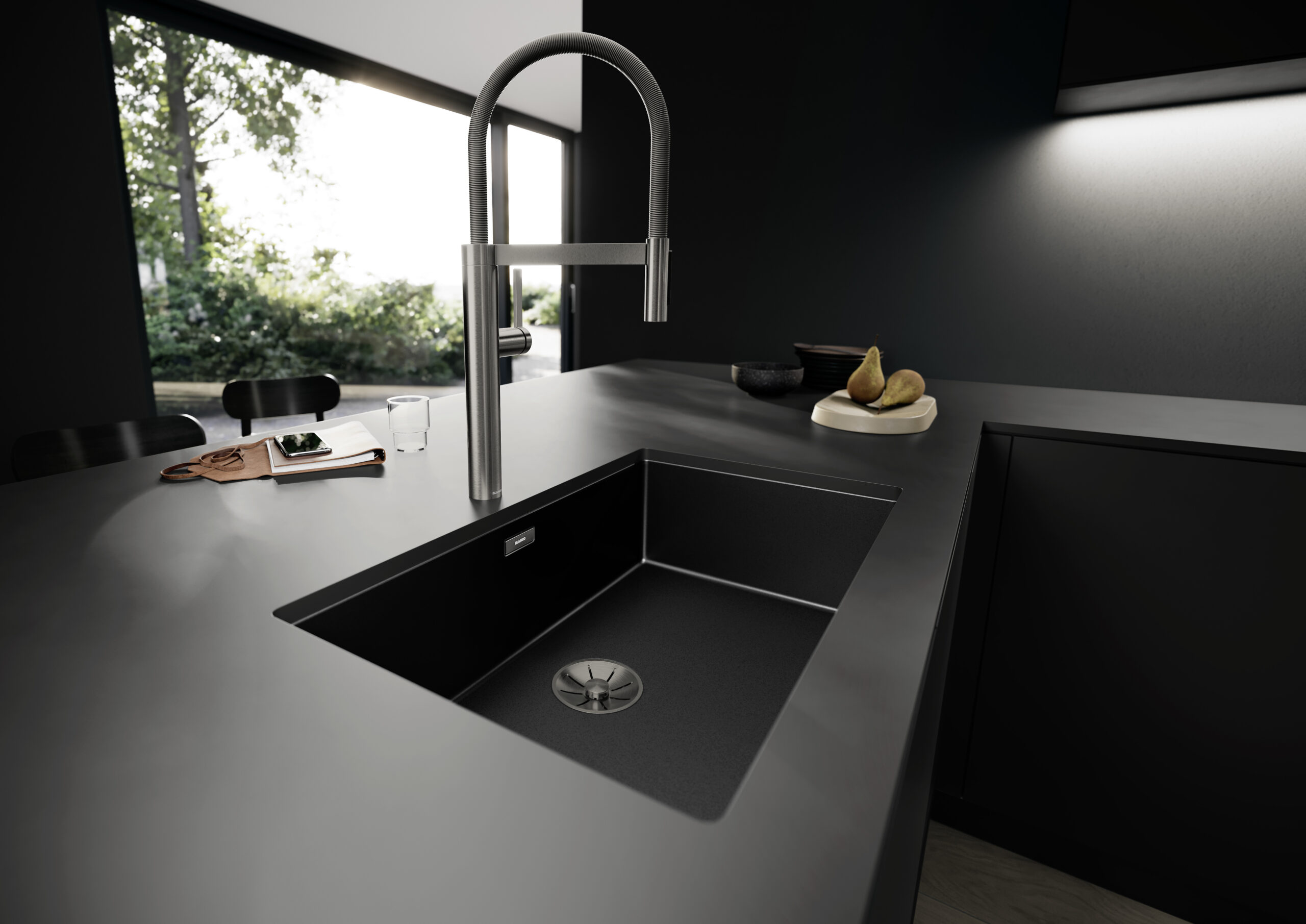 BLANCO CLARON 700-U Dark Steel Edition (527835)