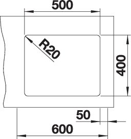 BLANCO ETAGON 500-U (522227)