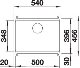 BLANCO ETAGON 500-U (525155)