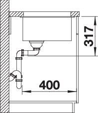 BLANCO ETAGON 500-U für Farbige Komponenten (527760)