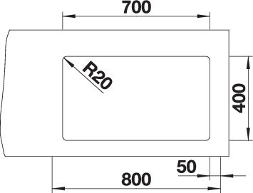 BLANCO ETAGON 700-U (525891)
