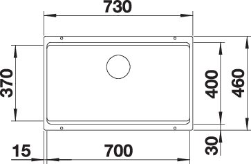 BLANCO ETAGON 700-U (525891)