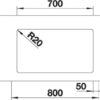 BLANCO ETAGON 700-U für Farbige Komponenten (527762)