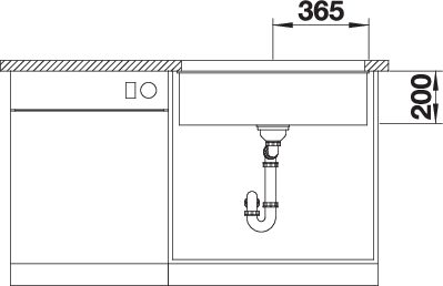 BLANCO ETAGON 700-U für Farbige Komponenten (527763)