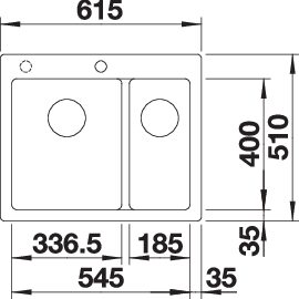 BLANCO PLEON 6 Split (521698)