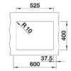 BLANCO ROTAN 340/160-U (527144)