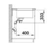 BLANCO ROTAN 340/160-U (527144)