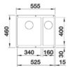 BLANCO ROTAN 340/160-U (527144)