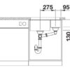 BLANCO ROTAN 340/160-U (527327)