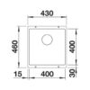 BLANCO ROTAN 400-U (521337)