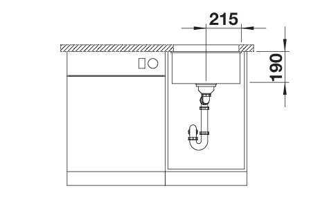 BLANCO ROTAN 400-U (527145)
