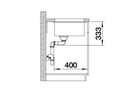 BLANCO ROTAN 400-U (527145)