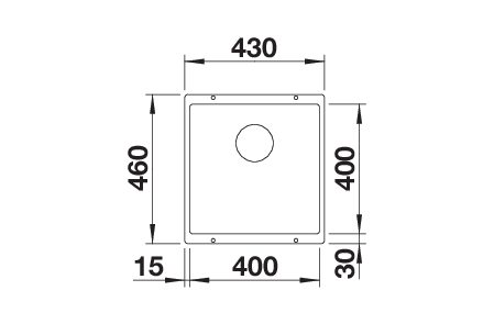 BLANCO ROTAN 400-U (527145)