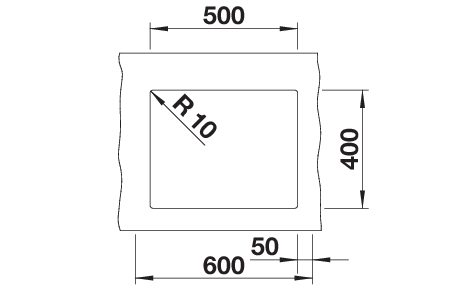 BLANCO ROTAN 500-U (521353)